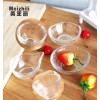 出口迷你小玻璃碟 韓國優(yōu)質甜品碟 耐熱環(huán)保