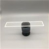 廠家長期定制白色絲印布紋燈具玻璃，透明圓形燈具玻璃